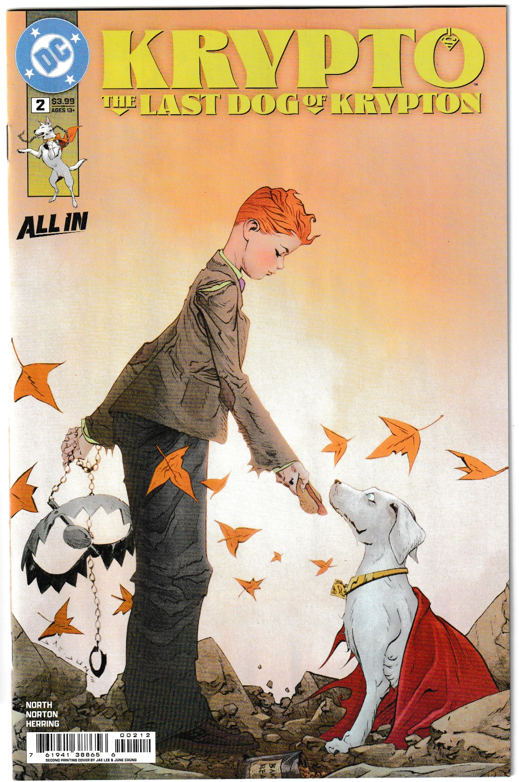 Krypto 3 Book Bundle: Krypto the Last Dog of Krypton #1 Blank Variant with Krypto Sketch by Ken Haeser (L) + Krypto LDOK #1 & Krypto TDOK #2