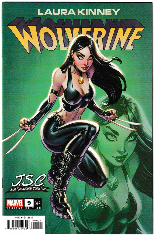 Laura Kinney: Wolverine #9 J. Scott Campbell Just Spectacular Collection Variant (Marvel Comics, 2025)