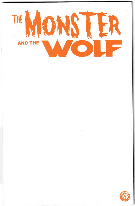 Mark Spears Monsters: The Monster & The Wolf #1 Cover A76 White Blank Sketch Variant - Print Run of 4,000