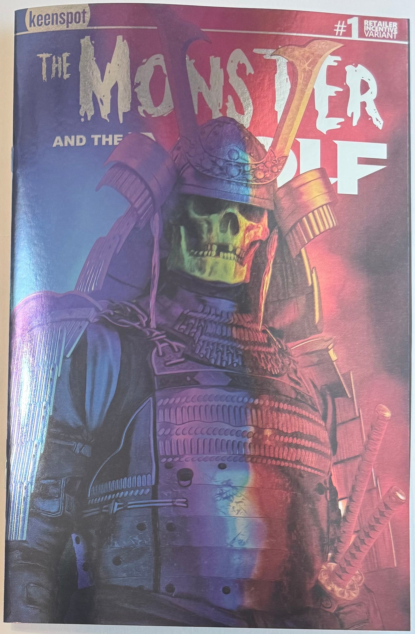 Mark Spears Monsters: The Monster & The Wolf #1 All Retailer Incentive Variant Bundle - Complete Set of C,D,E Retailer Incentive Covers + Black & White Sketch Covers (Lot of 5 Books)