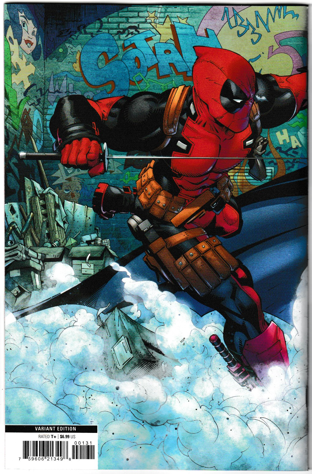 Marvel/DC: Deadpool/Batman #1 Greg Capullo Wraparound Variant NM/NM+