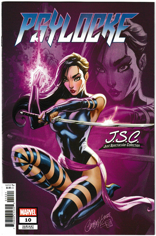 Psylocke #10 J. Scott Campbell Just Spectacular Collection Variant (Marvel Comics, 2025)