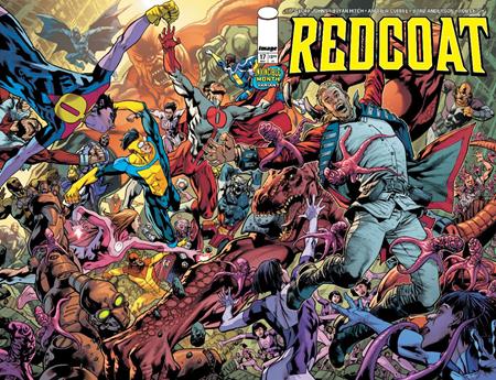 REDCOAT #17 CVR D BRYAN HITCH & BRAD ANDERSON INVINCIBLE TEAM UP WRAPAROUND VAR (1st Print)