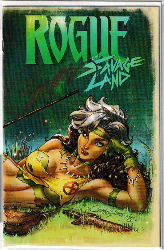 Rogue: The Savage Land #5 JSC Artist EXCLUSIVE (2025) Cover A: Wraparound Rogue, limited to 3,000 copies - Signed with COA