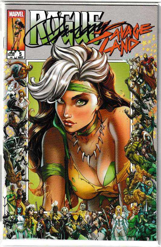 Rogue: The Savage Land #5 JSC Artist EXCLUSIVE (2025) Cover B: Border Rogue, limited to 2,000 copies - Signed with COA (NM/NM+)