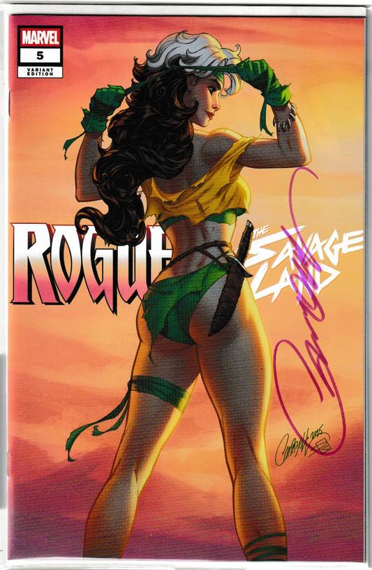 Rogue: The Savage Land #5 JSC Artist EXCLUSIVE (2025) Cover C: Sunset Rogue, limited to 2,000 copies - Signed with COA (NM/NM+)