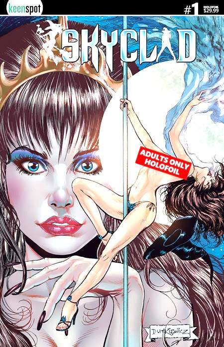 SKYCLAD #1 CVR B MICHAL DUTKIEWICZ HOLOFOIL ADULTS ONLY VAR (MR) (1st Print)
