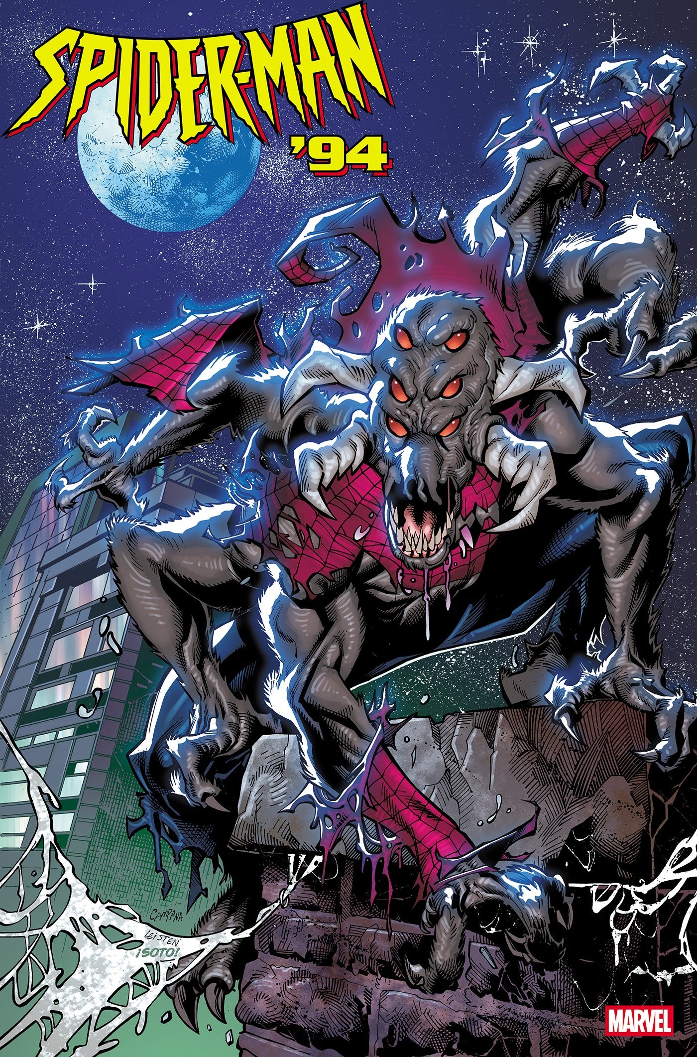 Spider-Man '94 #2 Chris Campana 1:25 Incentive Variant Cover