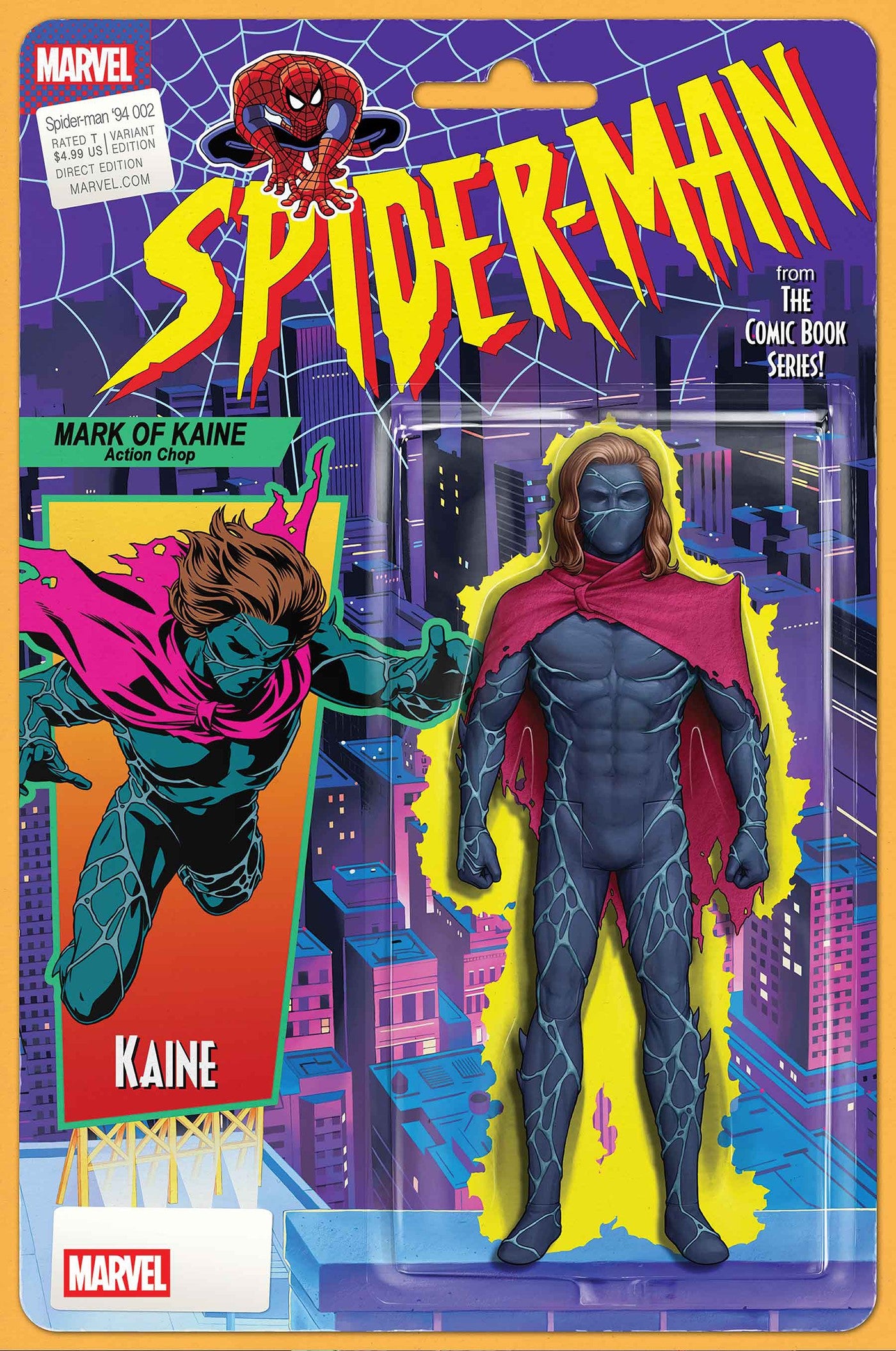 Spider-Man '94 #2 John Tyler Christopher Action Figure Variant Cover (NM/NM+)