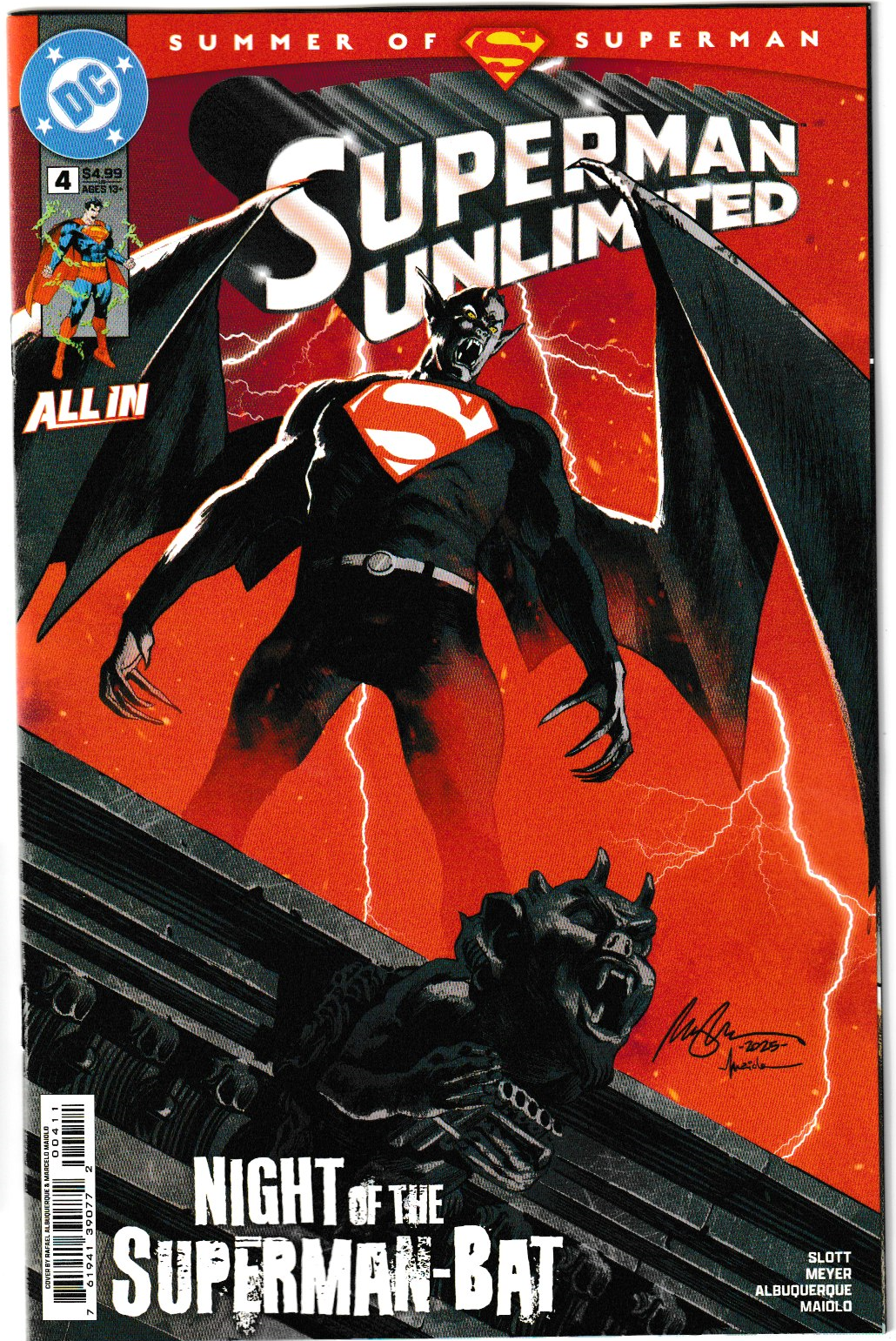 Superman Unlimited #4 Cover A Rafael Albuquerque (DC Comics, 2025) (NM/NM+)