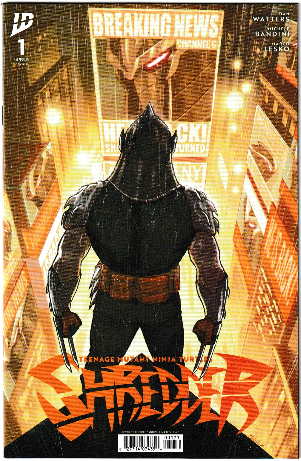 Teenage Mutant Ninja Turtles: Shredder #1 Cover B (Michele Bandini Variant) (NM/NM+)