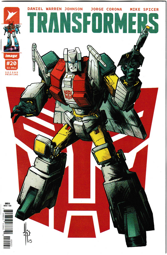Transformers #20 2nd Ptg CVR B Jason Howard Autobot Variant