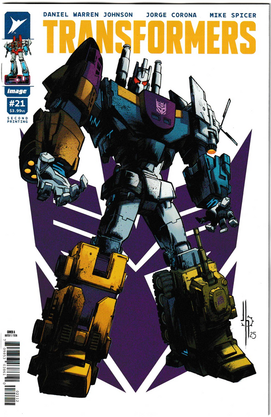 Transformers #21 2nd Ptg CVR A Jason Howard Decepticon Variant