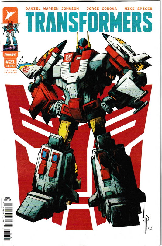 Transformers #21 2nd Ptg CVR B Jason Howard Autobot Variant