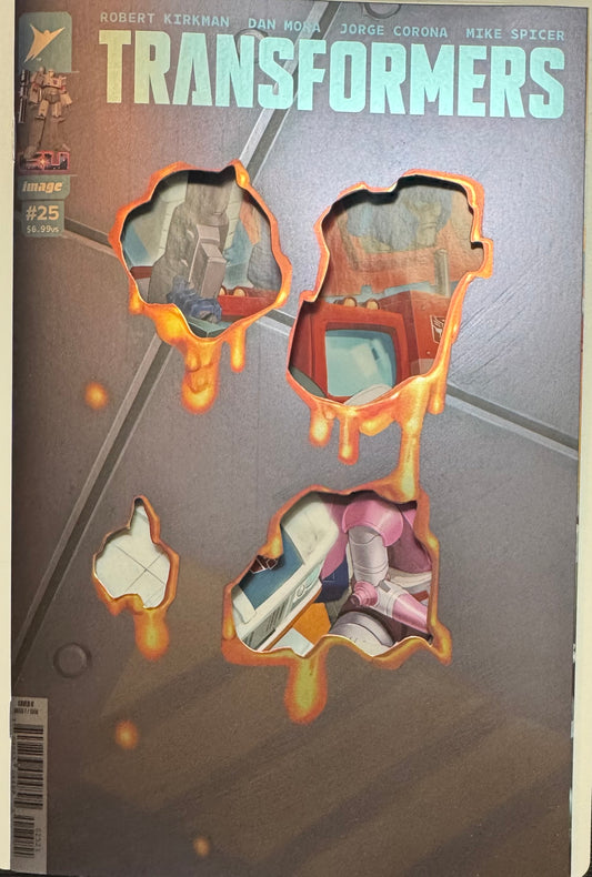Transformers #25 Cover K Eric Canete Foil Die Cut Variant – Image Comics 2025
