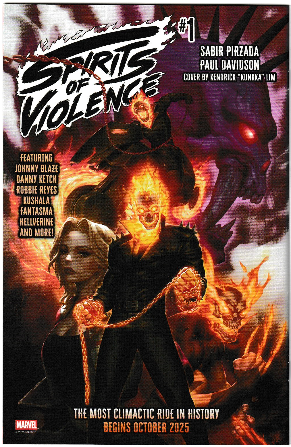 Venom: Black, White & Blood #1 Peach Momoko Variant (Marvel Comics, 2025) (NM/NM+)