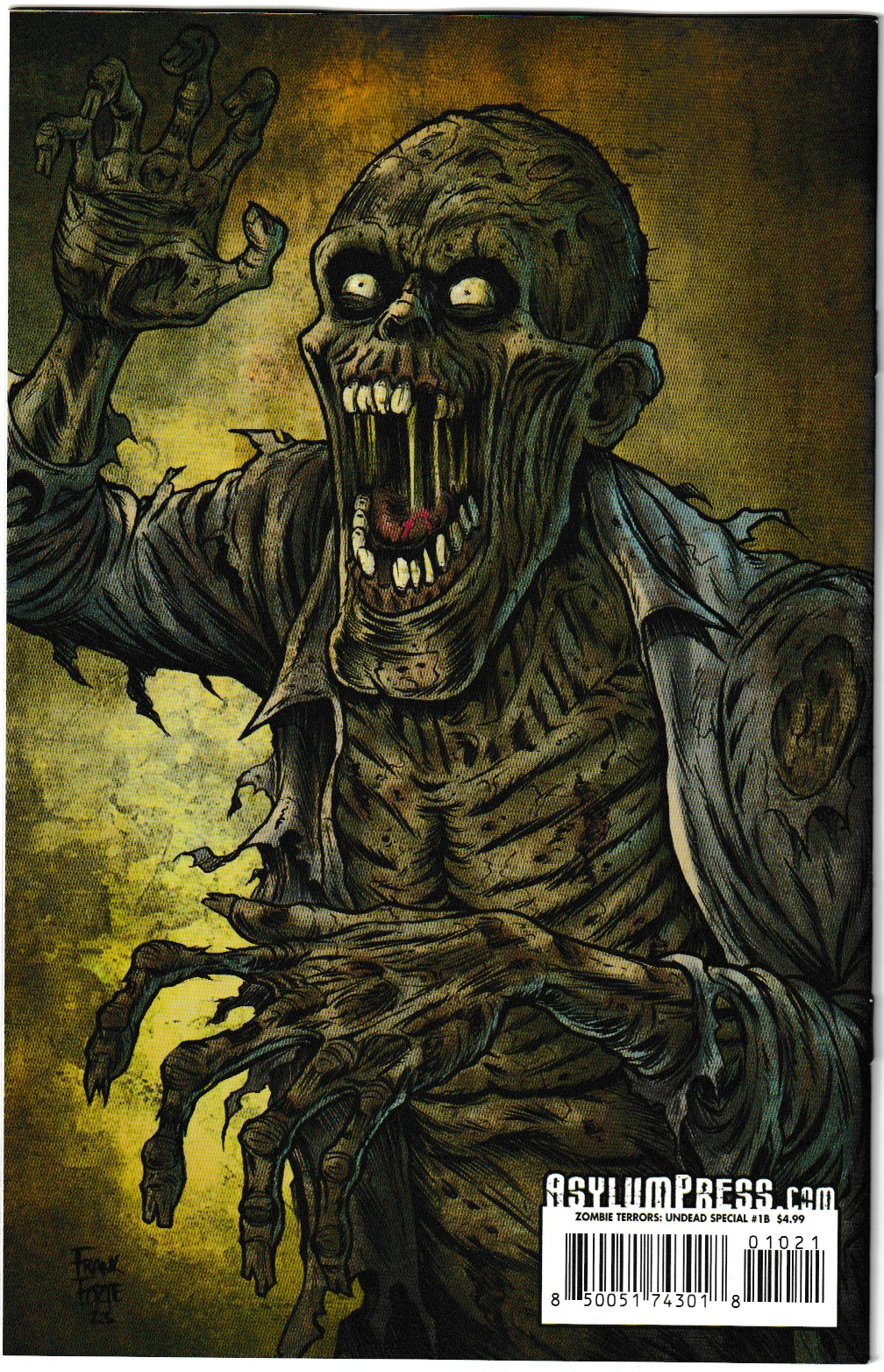 ZOMBIE TERROR #1 UNDEAD SPECIAL (ONE SHOT) CVR B STEVE MANNION VAR (MR)