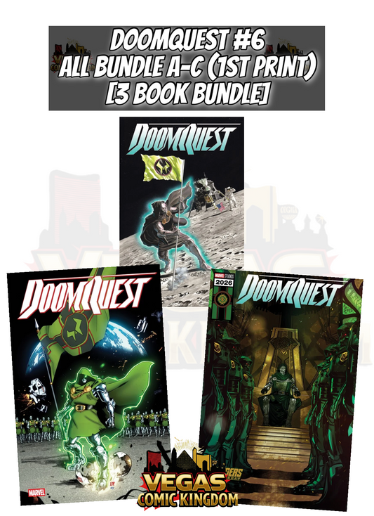 DOOMQUEST #6 ALL BUNDLE A-C [3 BOOKS] — PRE-ORDER DISCOUNT ENDS MONDAY!