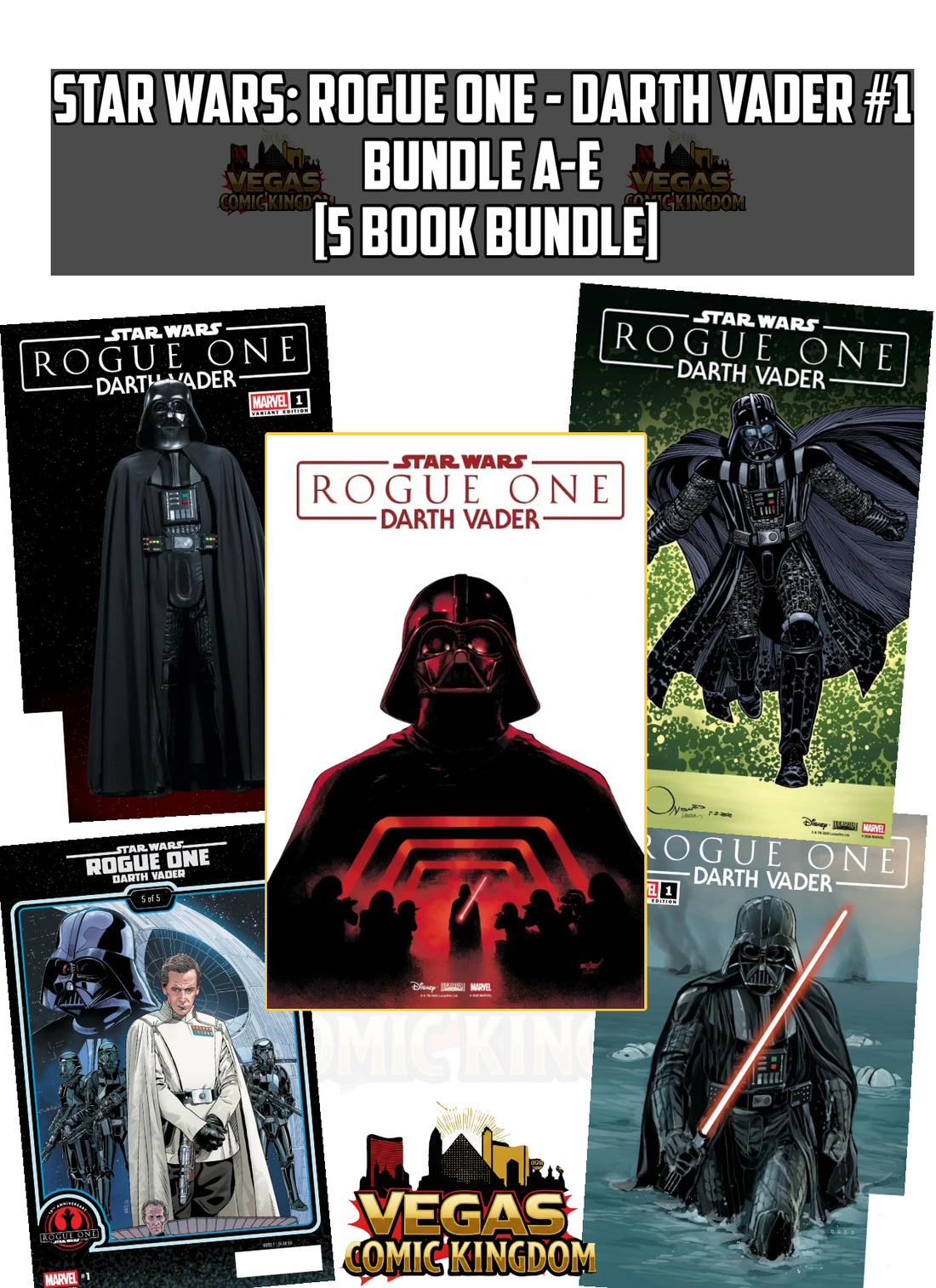 STAR WARS: ROGUE ONE — DARTH VADER #1 & VARIANTS (1ST PRINT)! FOC 09/28/2026 | ON SALE 10/28/2026