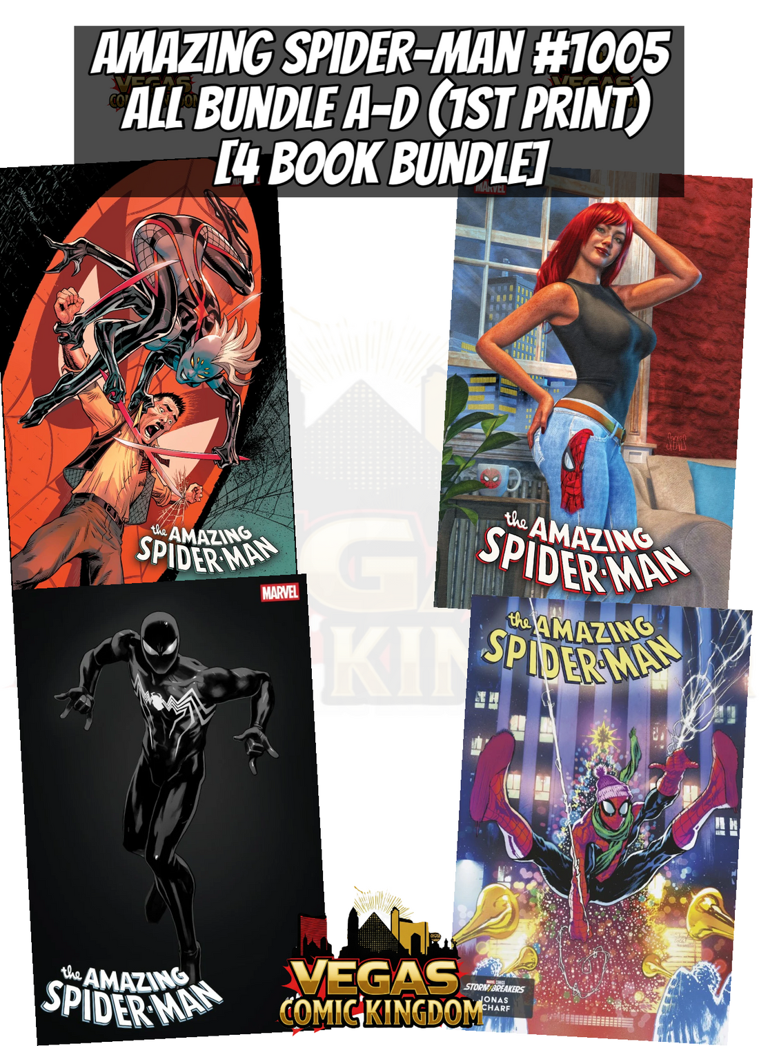 AMAZING SPIDER-MAN #1005 ALL BUNDLE A-D 4 BOOKS — PRE-ORDER DISCOUNT ENDS MONDAY!