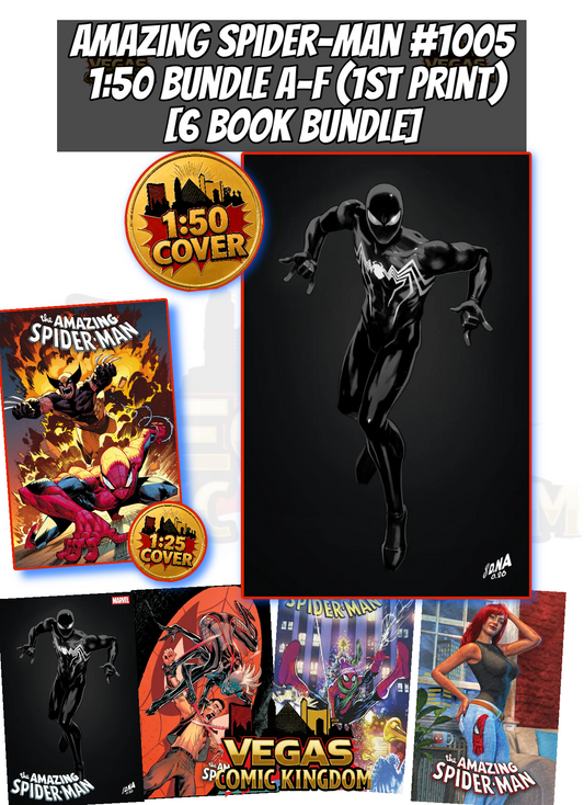 AMAZING SPIDER-MAN #1005 1:50 BUNDLE A-F 6 BOOKS — PRE-ORDER DISCOUNT ENDS MONDAY!