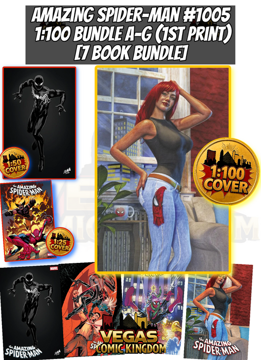 AMAZING SPIDER-MAN #1005 1:100 BUNDLE A-G 7 BOOKS — PRE-ORDER DISCOUNT ENDS MONDAY!