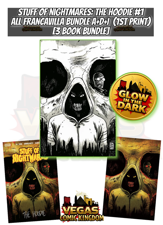 STUFF OF NIGHTMARES: THE HOODIE #1 ALL FRANCAVILLA BUNDLE A+D+I [3 BOOK BUNDLE] — PRE-ORDER DISCOUNT ENDS MONDAY!
