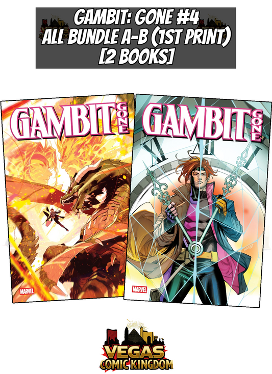 GAMBIT: GONE #4 ALL BUNDLE A-B 2 BOOKS — PRE-ORDER DISCOUNT ENDS MONDAY!