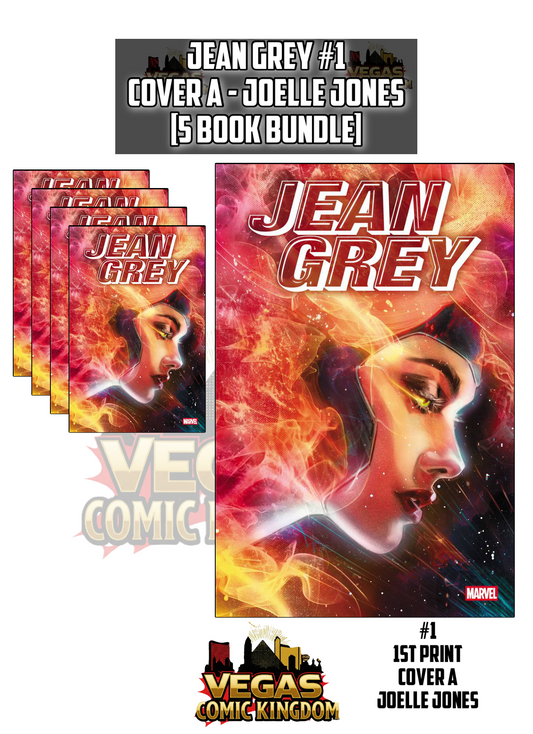 JEAN GREY #1 X5 COVER A BUNDLE BY JOELLE JONES — BURNING ON RE-ENTRY!