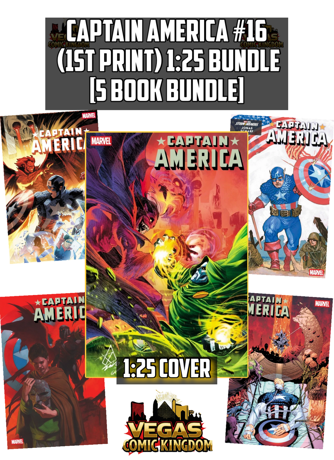 CAPTAIN AMERICA #16 & VARIANTS (1ST PRINT) — FINAL ORDER CALL THIS MONDAY!