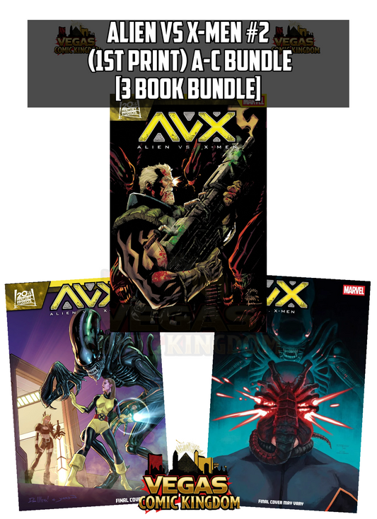 ALIEN VS X-MEN #2 ALL COVER BUNDLE A-C [3 BOOK BUNDLE] — AVAILABLE NOW AT VEGAS COMICS