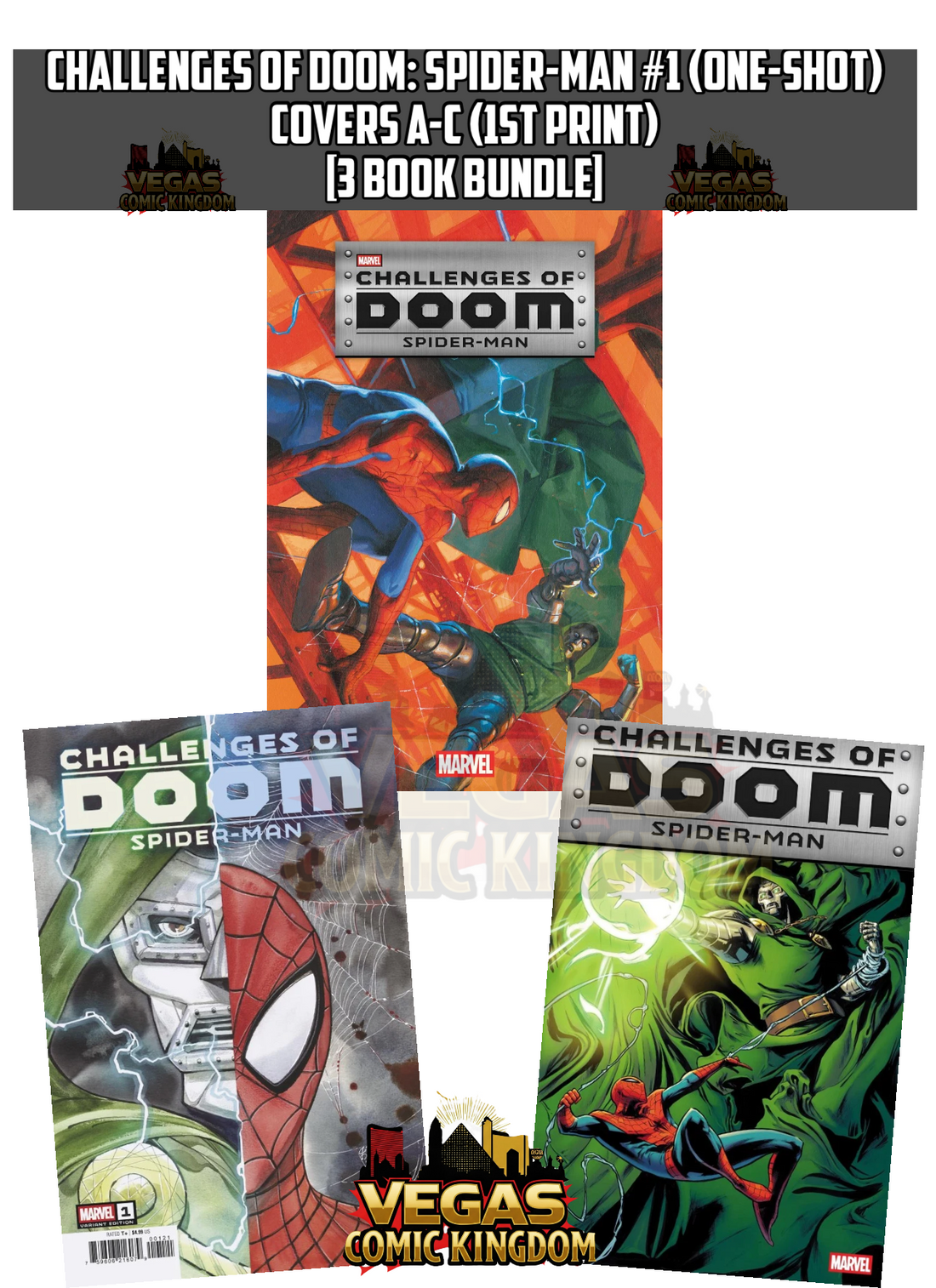 CHALLENGES OF DOOM: SPIDER-MAN #1 (ONE-SHOT) & VARIANTS (1ST PRINT)!