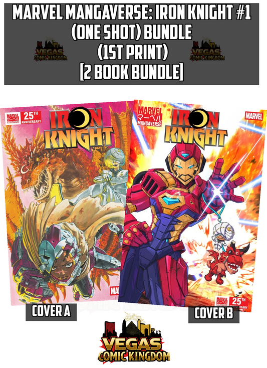 MARVEL MANGAVERSE: IRON KNIGHT #1 (ONE SHOT) — 2 COVER BUNDLE A & B (1ST PRINT) NOW AVAILABLE AT VEGASCOMICS.COM