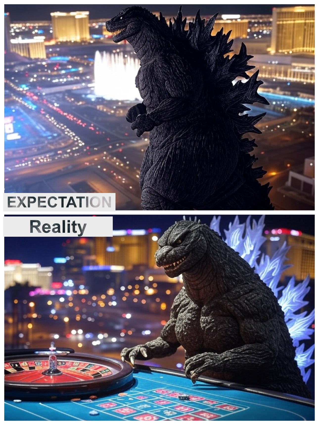 Godzilla Dialy Routine The Daily Drop: Godzilla Sighting in Vegas! – The Vegas Comic Kingdom