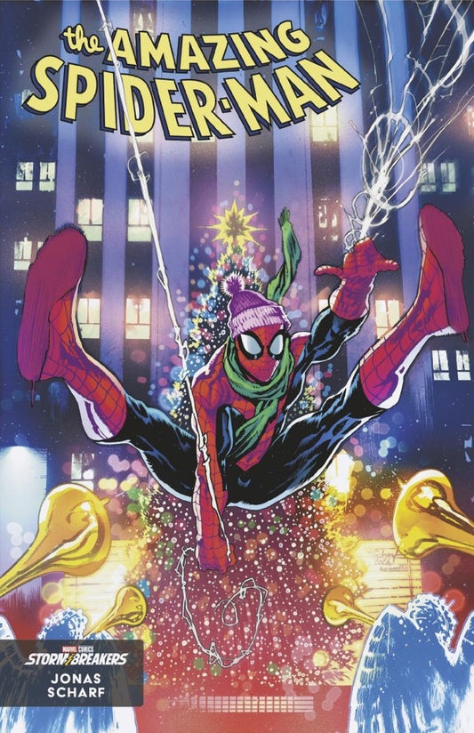 AMAZING SPIDER-MAN #1005 COVER C JONAS SCHARF WINTER BREAK — PRE-ORDER DISCOUNT ENDS MONDAY!