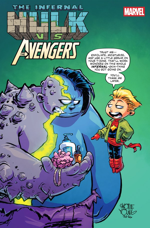 INFERNAL HULK VS AVENGERS #1 COVER B BY SKOTTIE YOUNG — PRE-ORDER DISCOUNT ENDS MONDAY!