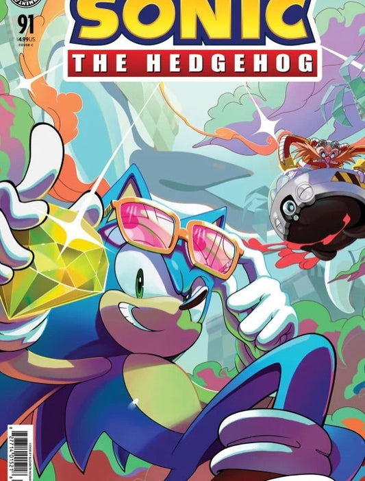 SONIC THE HEDGEHOG #91 COVER C BY ELIZABETH RICHARDS — AVAILABLE NOW AT VEGAS COMICS