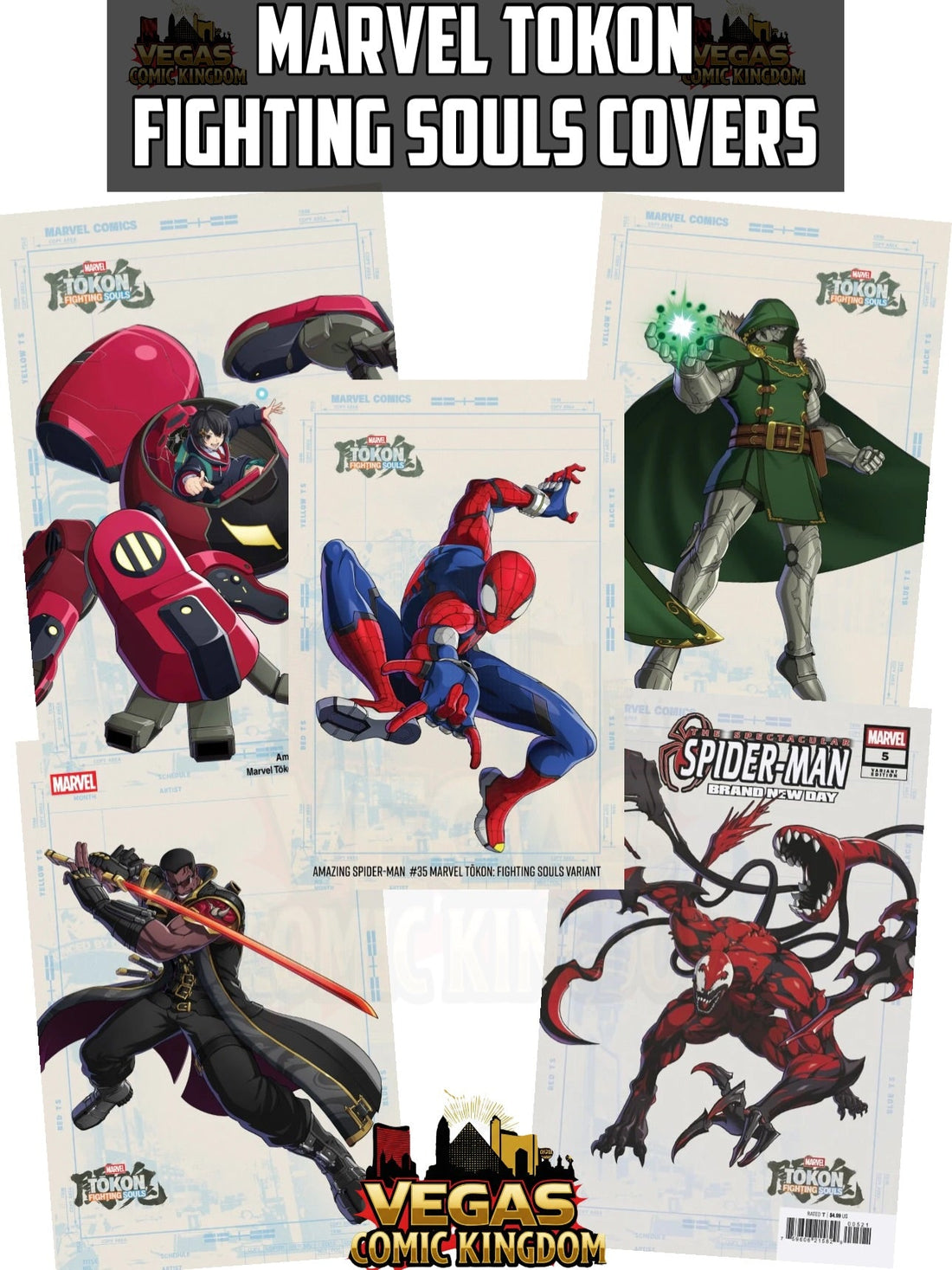 MARVEL TŌKON: FIGHTING SOULS VARIANT COVERS ARE HERE — FIND YOURS INSTANTLY!