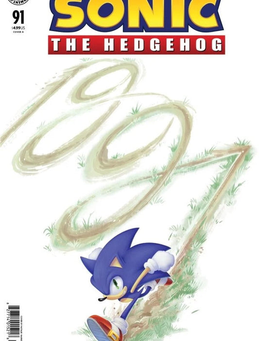 SONIC THE HEDGEHOG #91 COVER B BY NATALIE HAINES — AVAILABLE NOW AT VEGAS COMICS