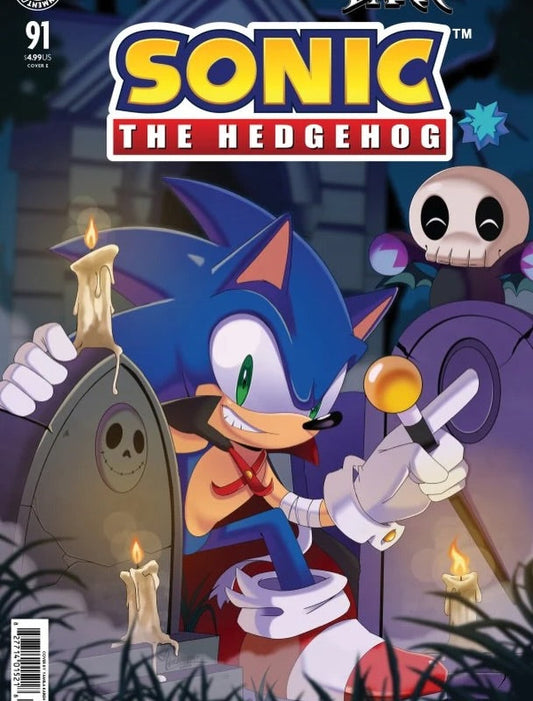 SONIC THE HEDGEHOG #91 COVER E BY YAMILA KAREH IDW GOES DARK — AVAILABLE NOW AT VEGAS COMICS