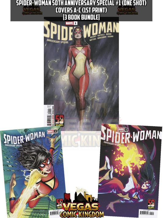 SPIDER-WOMAN 50TH ANNIVERSARY SPECIAL #1 — TO KNOW HER IS TO CHEER HER!