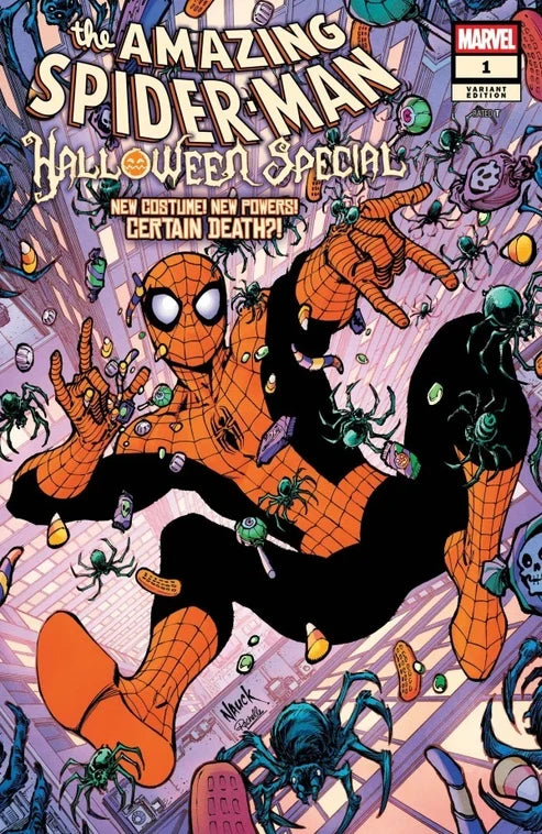 AMAZING SPIDER-MAN: HALLOWEEN SPECIAL #1 COVER C BY TODD NAUCK — AVAILABLE NOW AT VEGAS COMICS!