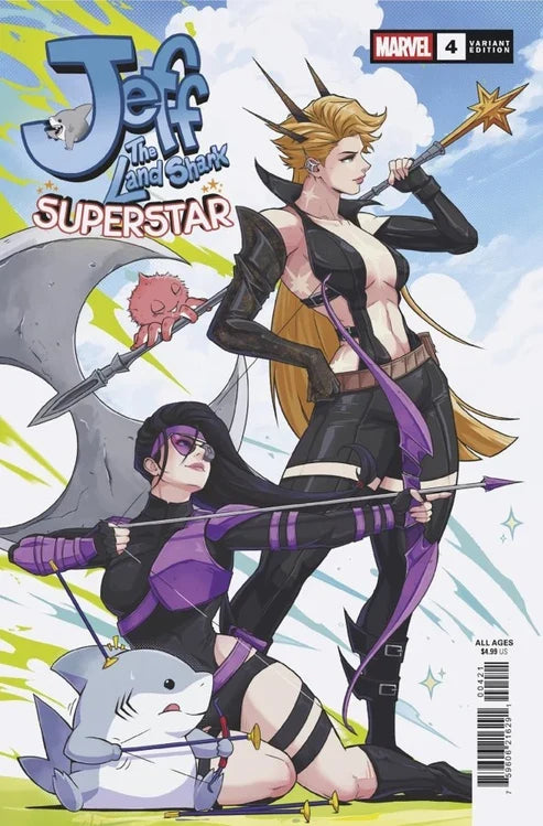 JEFF THE LAND SHARK: SUPERSTAR #4 COVER B BY JHONY CABALLERO — AVAILABLE NOW AT VEGAS COMICS!