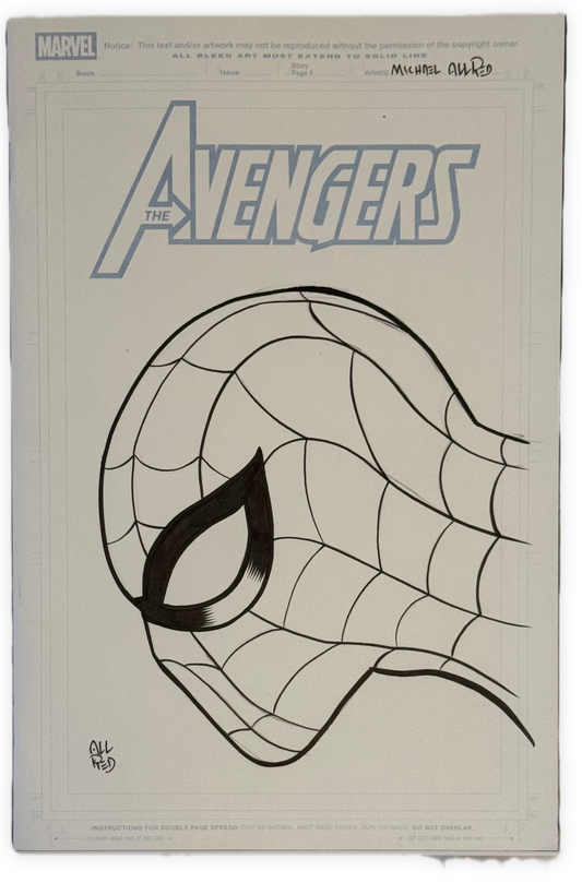 AVENGERS #1 1 OF 1 MICHAEL ALLRED SKETCH COVER SHIPPING INCLUDED — AVAILABLE NOW AT VEGAS COMICS