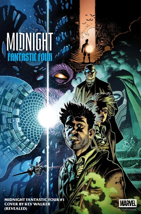 MIDNIGHT FANTASTIC FOUR #1 (2ND PRINT) — UNCLOAKED KEV WALKER COVER! FOC 09/28/2026 | ON SALE 10/28/2026