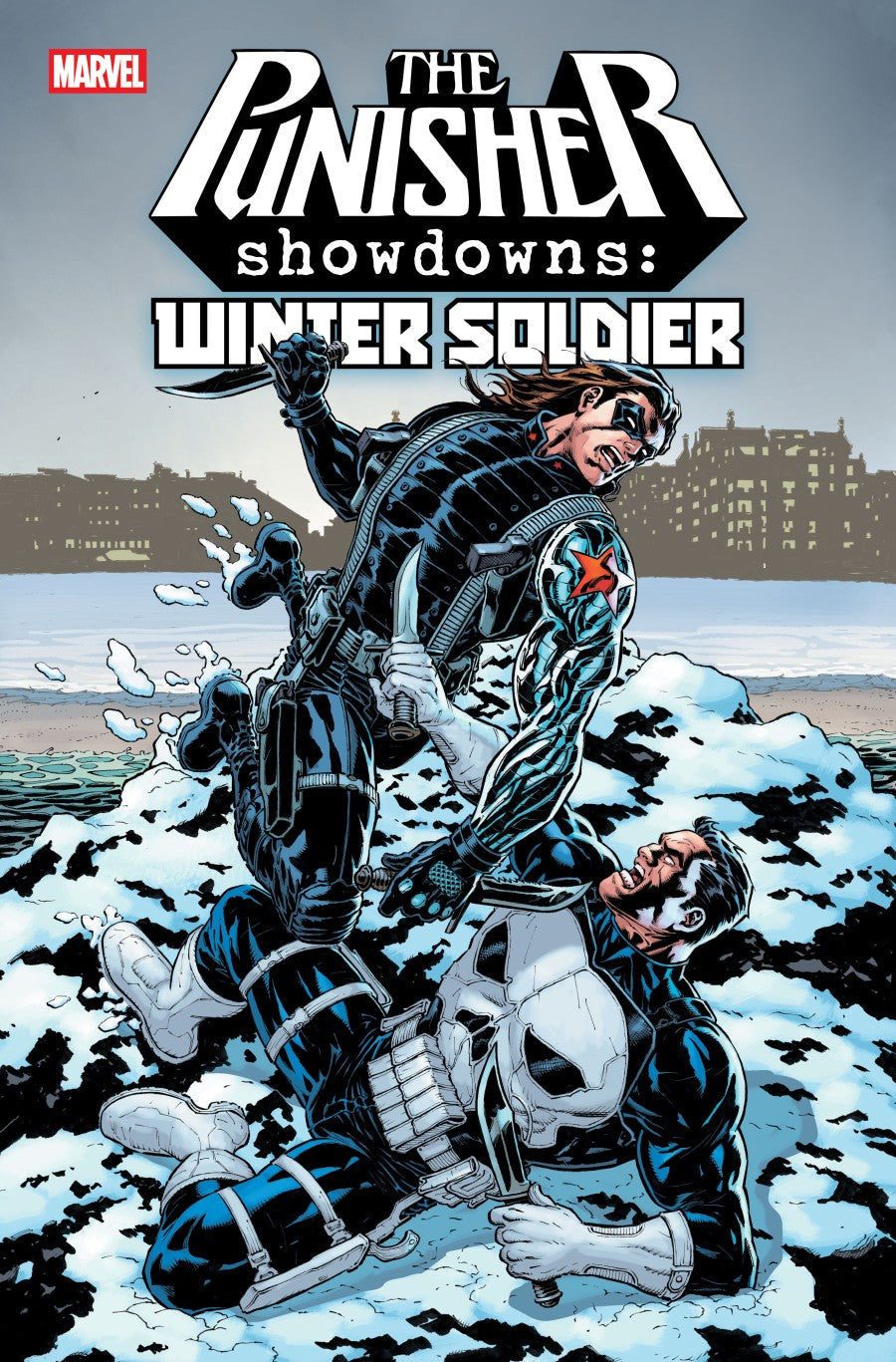PUNISHER SHOWDOWNS: WINTER SOLDIER #1 COVER A BY IAN CHURCHILL — PRE-ORDER DISCOUNT ENDS MONDAY!