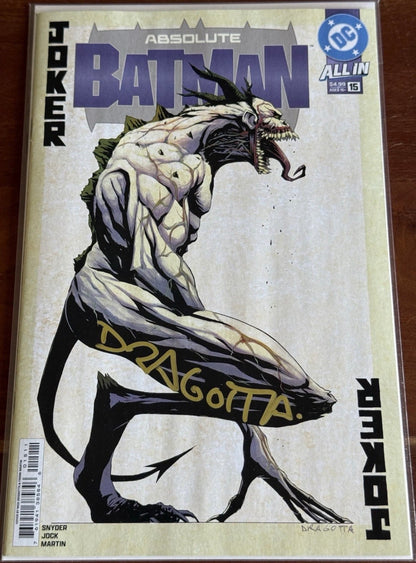 ABSOLUTE BATMAN #15 (1st Print & More) [SIGNED BY SCOTT SNYDER & NICK DRAGOTTA]