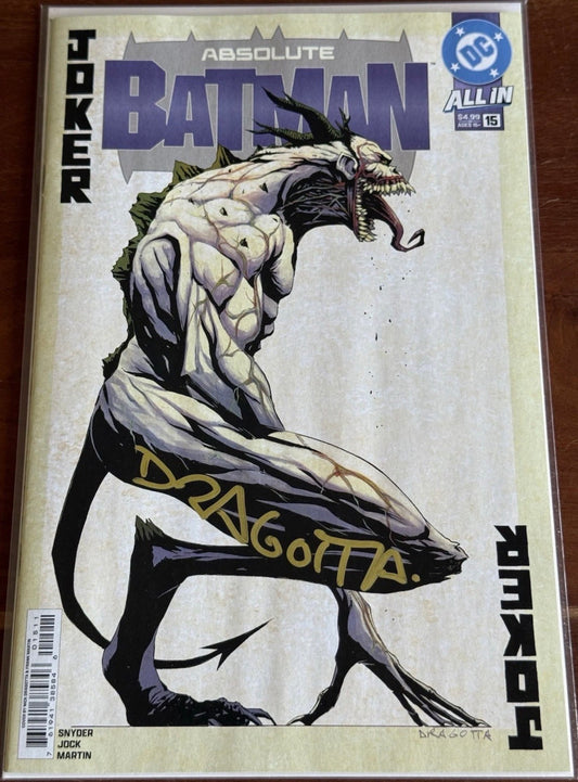 ABSOLUTE BATMAN #15 (1st Print & More) [SIGNED BY SCOTT SNYDER & NICK DRAGOTTA]