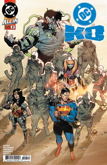 DC K.O. #2 (OF 5) Cover A Acetate Overlay 1st Print (DC Comics 2025) [SIGNED BY SCOTT SNYDER]
