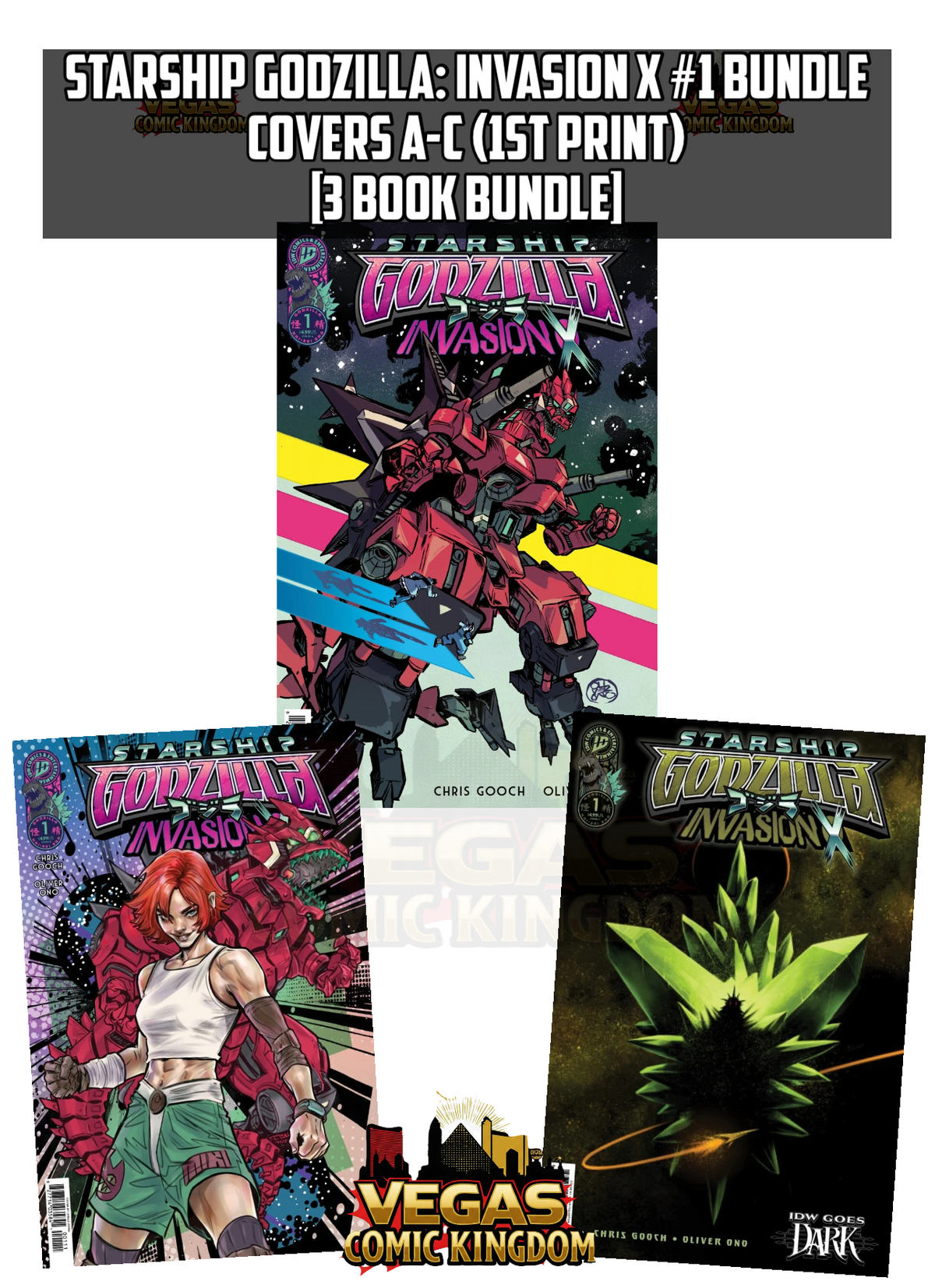 Starship Godzilla: Invasion X #1 (1st Print) IDW Publishing 2026
